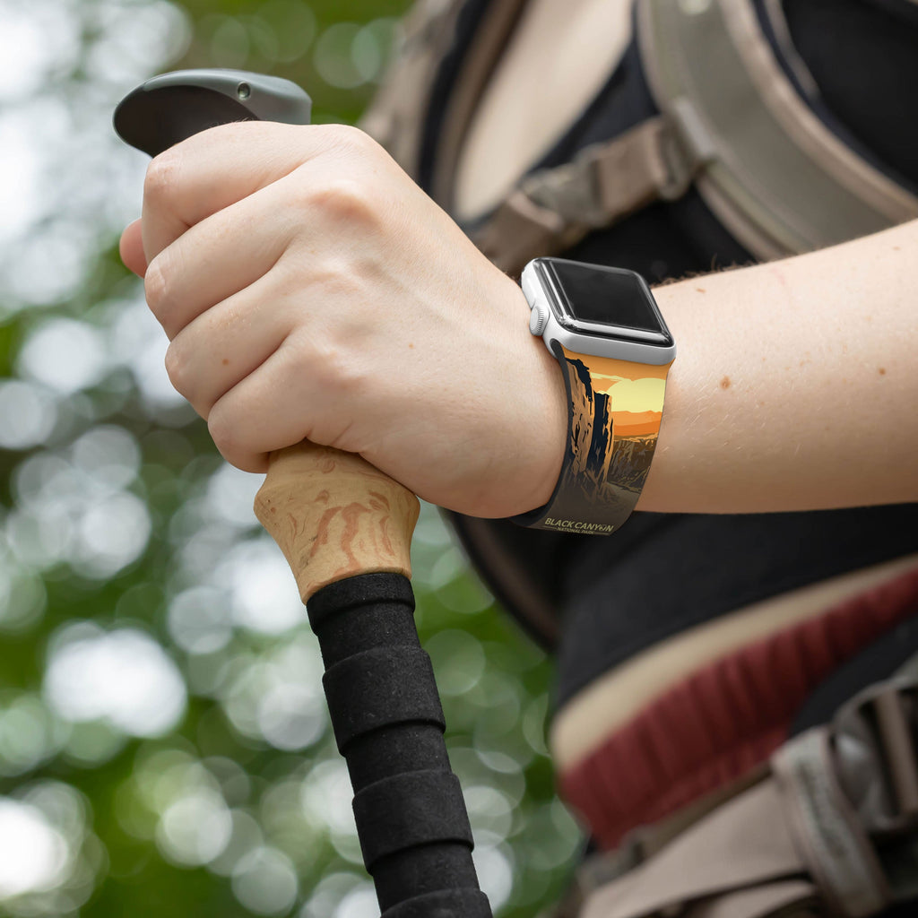 National Parks Black Canyon HD Fitbit Versa 3 & Sense 1 Watch Band