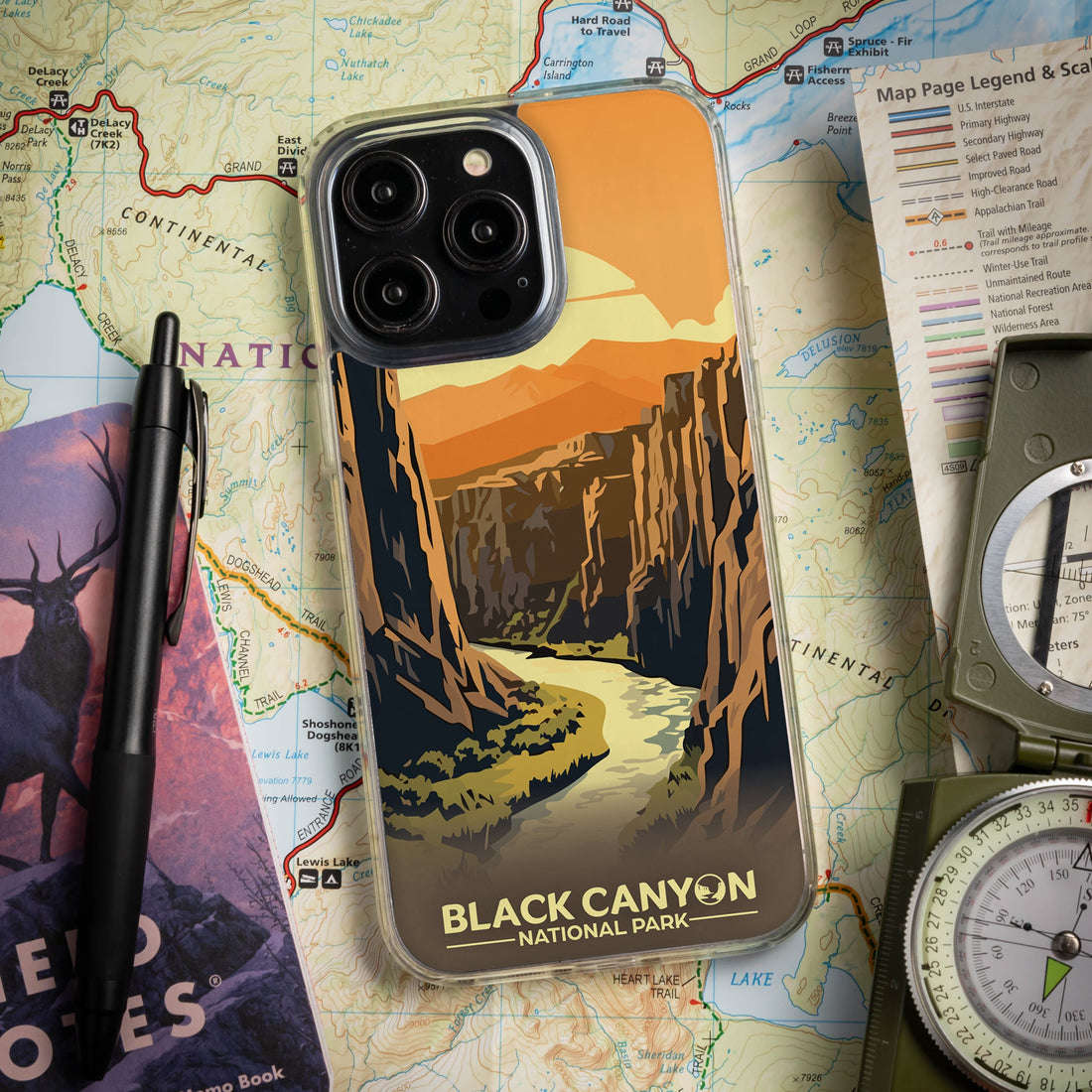 National Parks Black Canyon HD Apple iPhone 16 Mag-Safe Phone Case