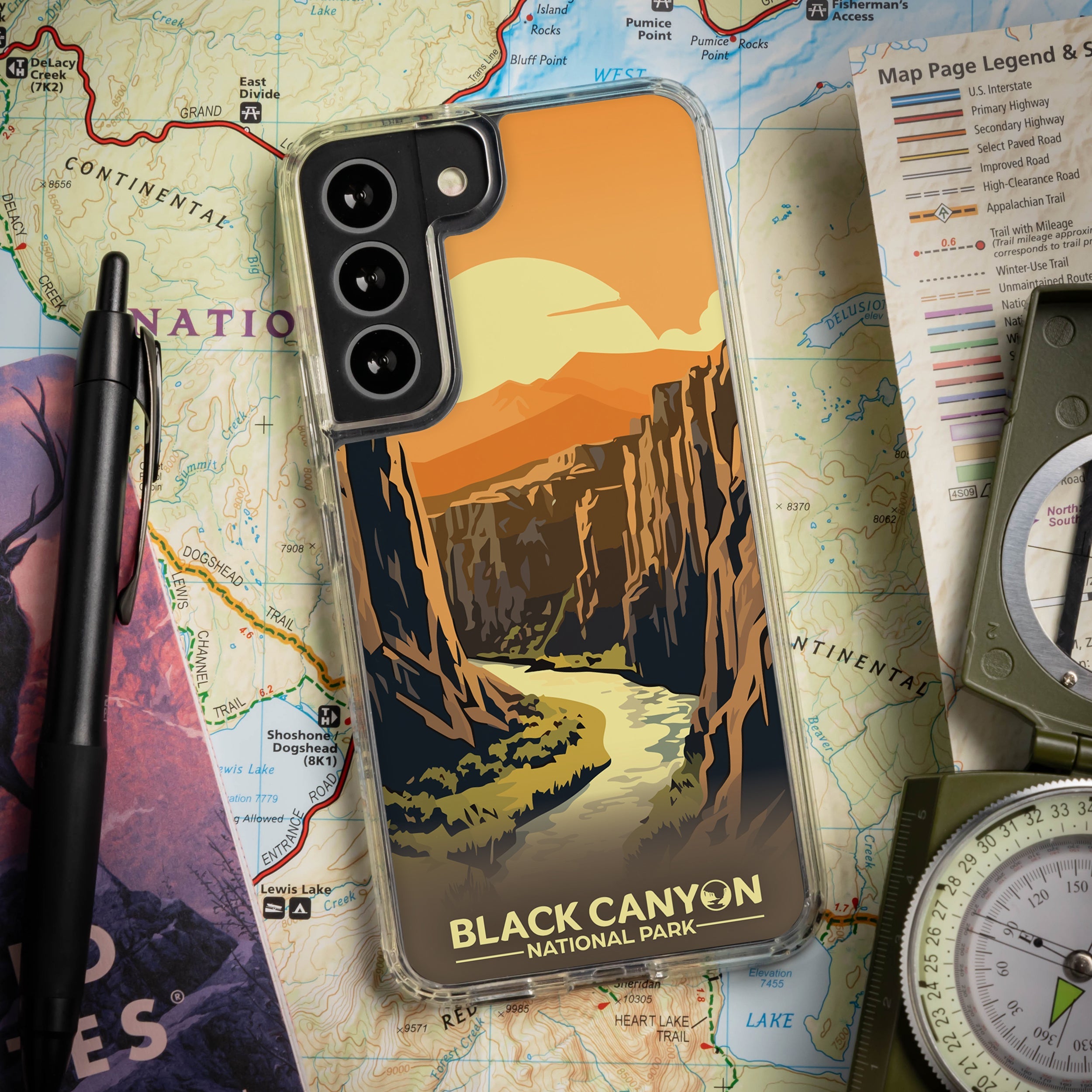 National Parks Black Canyon HD Samsung Galaxy S24 Phone Case