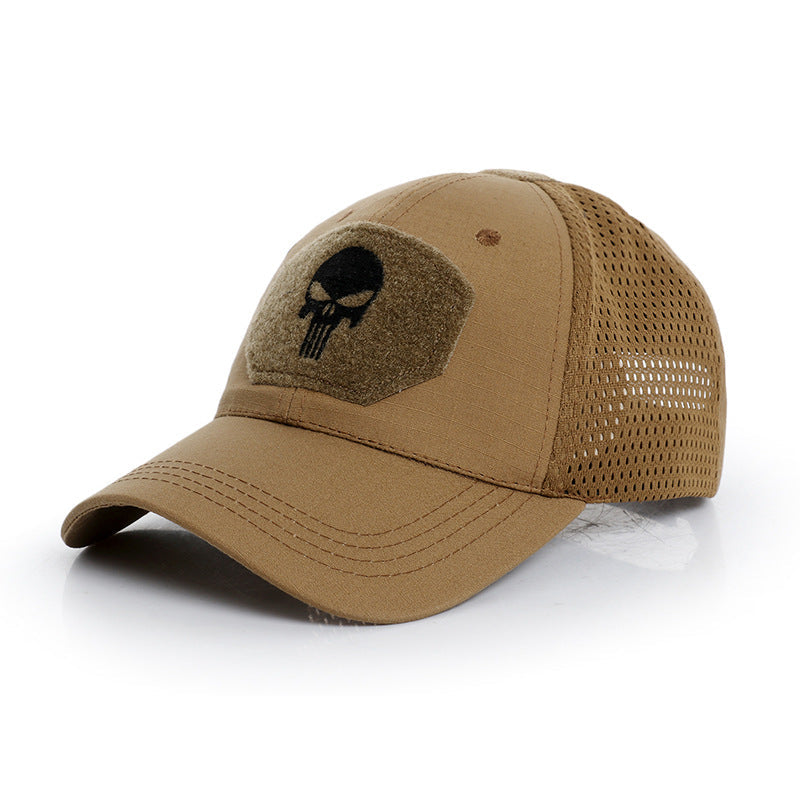 Embroidered Mesh Camouflage Baseball Cap