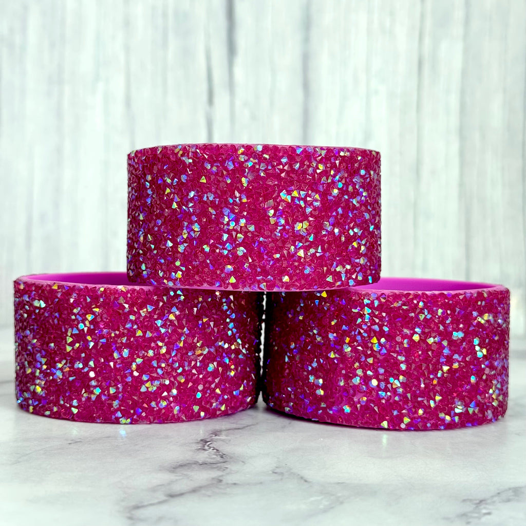 Fuschia Druzy BLING  Boot