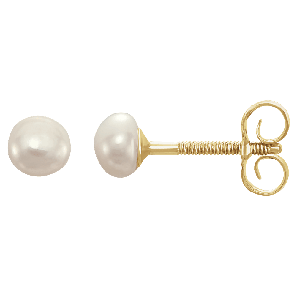 Odette 14K Gold Freshwater Pearl Stud Earrings