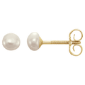 Odette 14K Gold Freshwater Pearl Stud Earrings