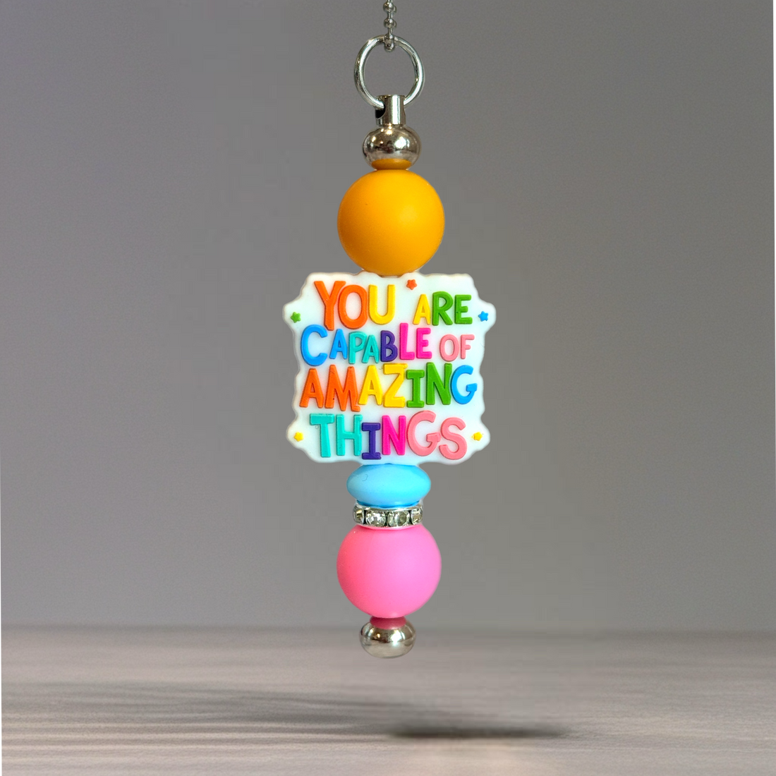 You are Capable Bar Charm - Tumbler Handle Charm