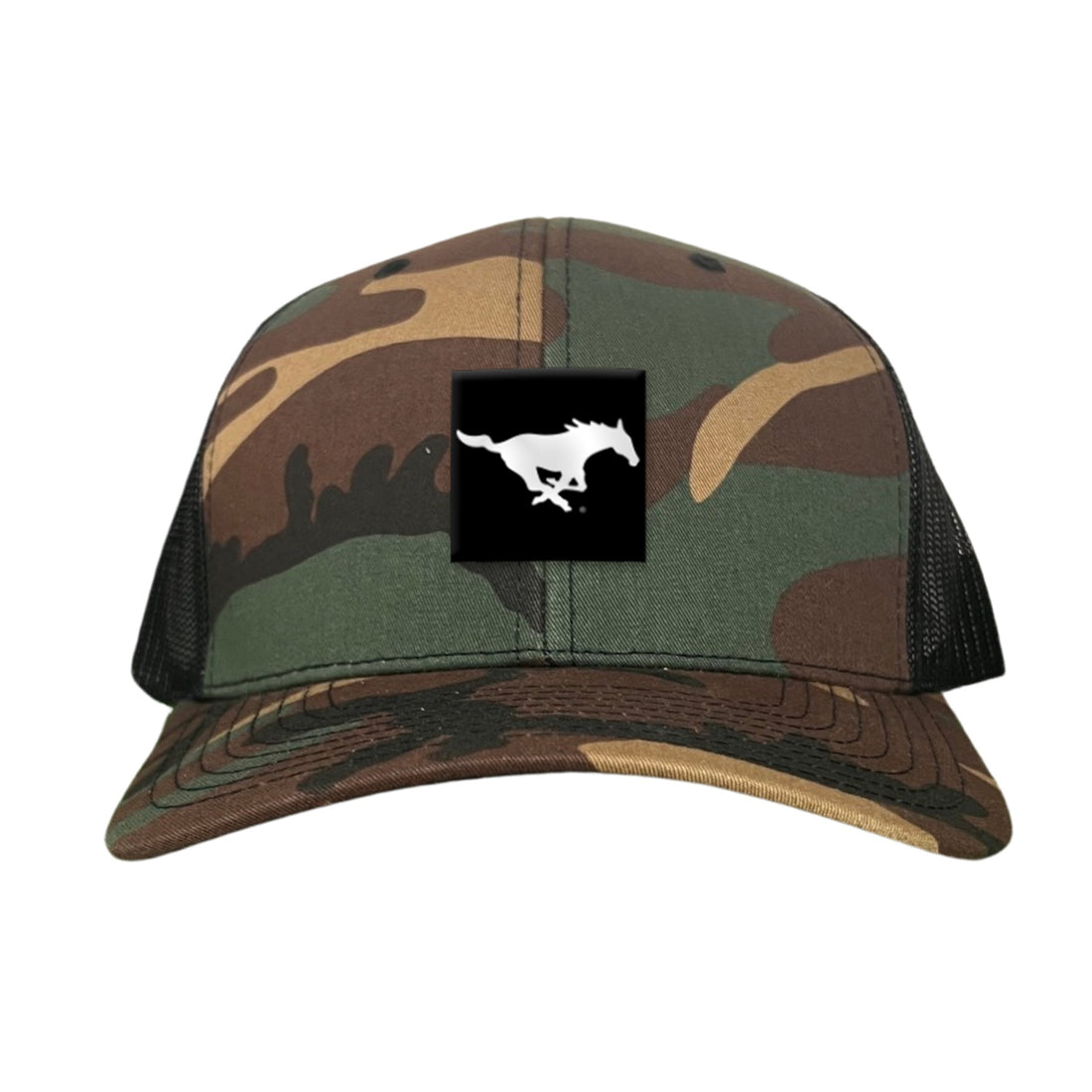Black Label Pony Logo Hat - Mesh Trucker, Snapback, & Dad Hat