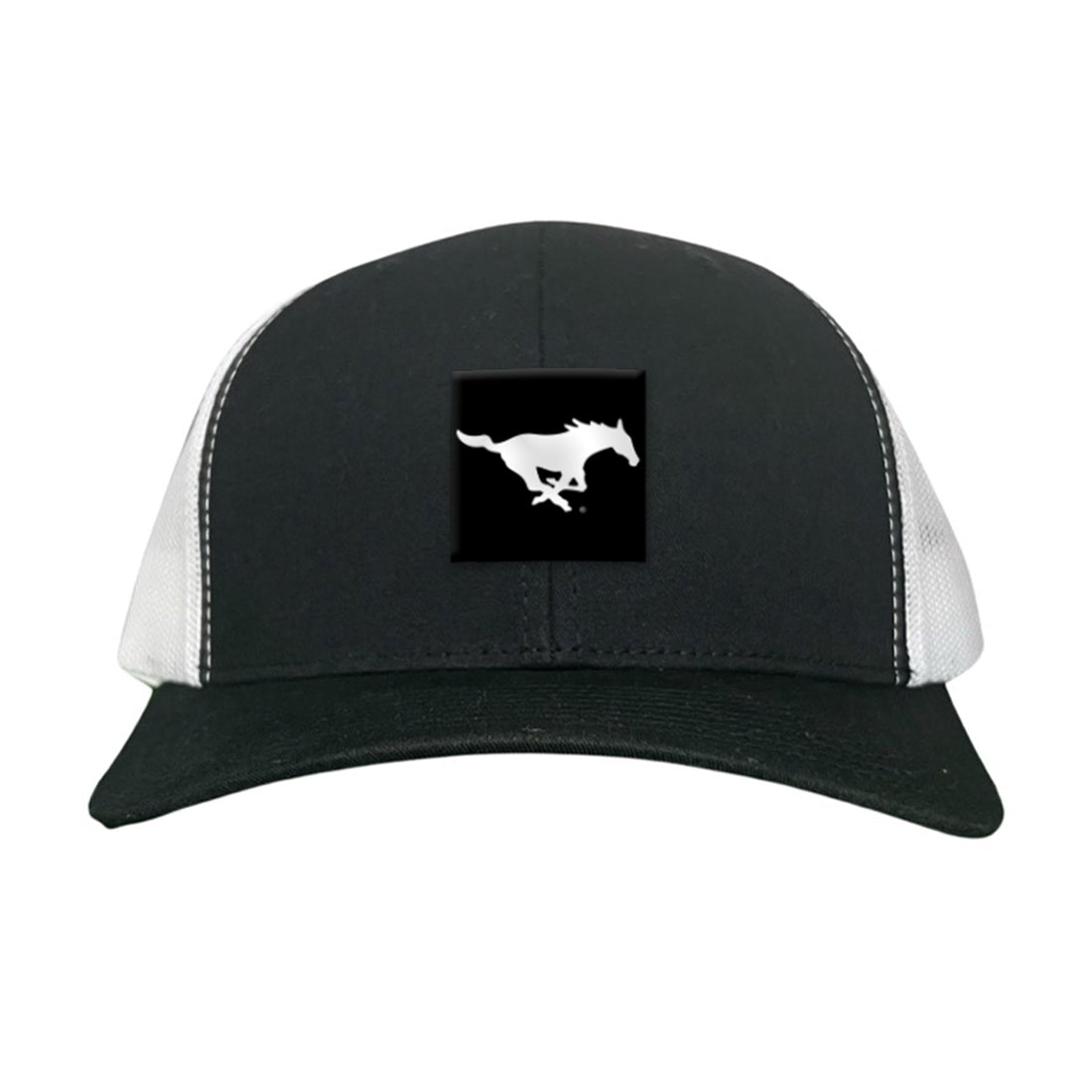 Black Label Pony Logo Hat - Mesh Trucker, Snapback, & Dad Hat