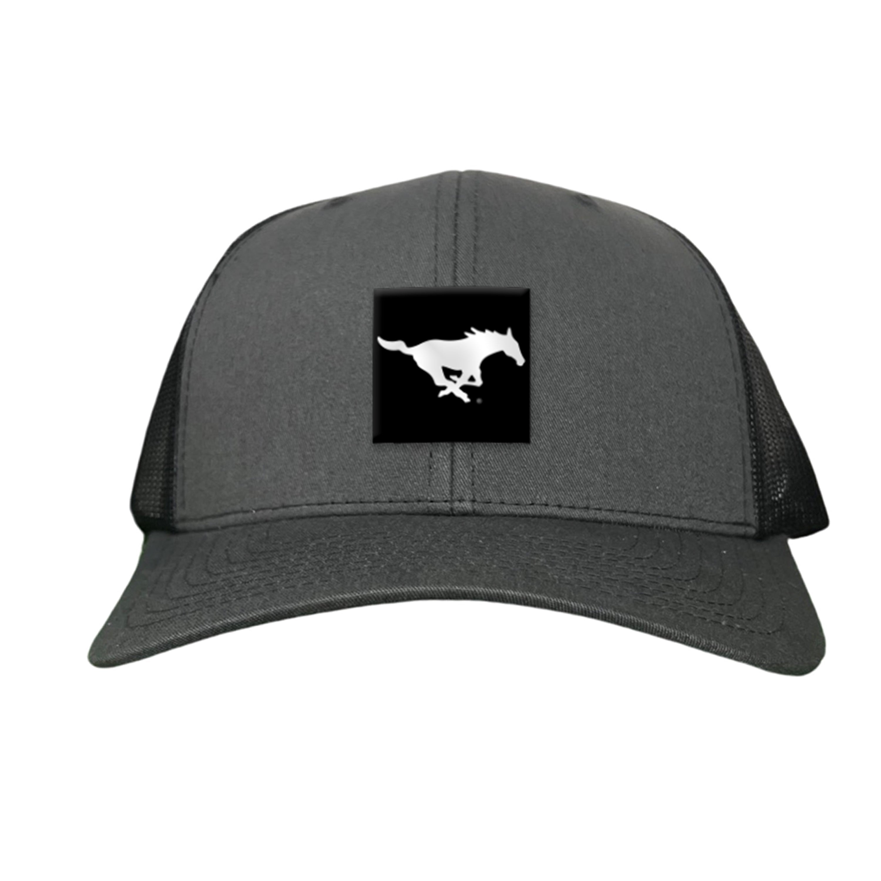 Black Label Pony Logo Hat - Mesh Trucker, Snapback, & Dad Hat