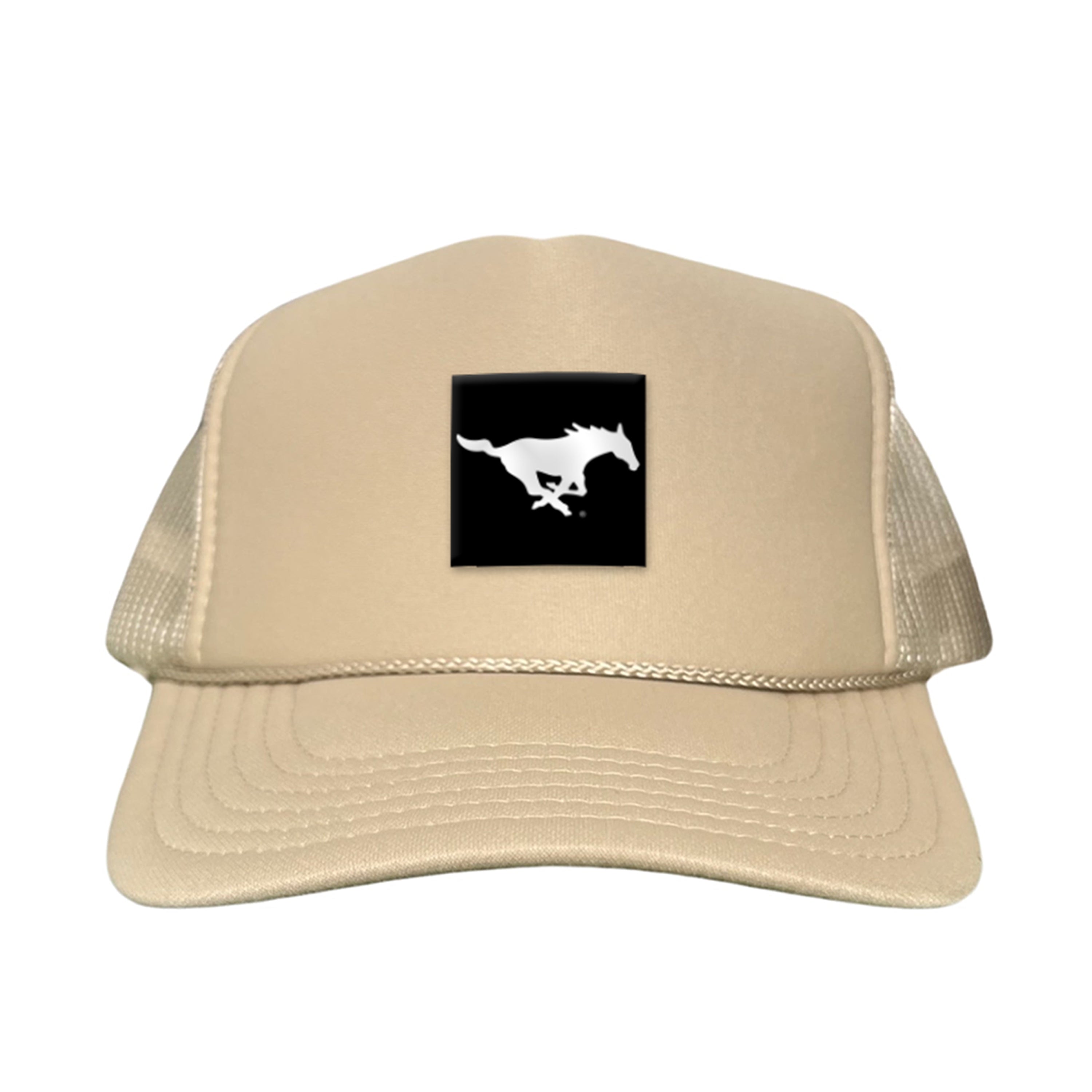 Black Label Pony Logo Hat - Mesh Trucker, Snapback, & Dad Hat