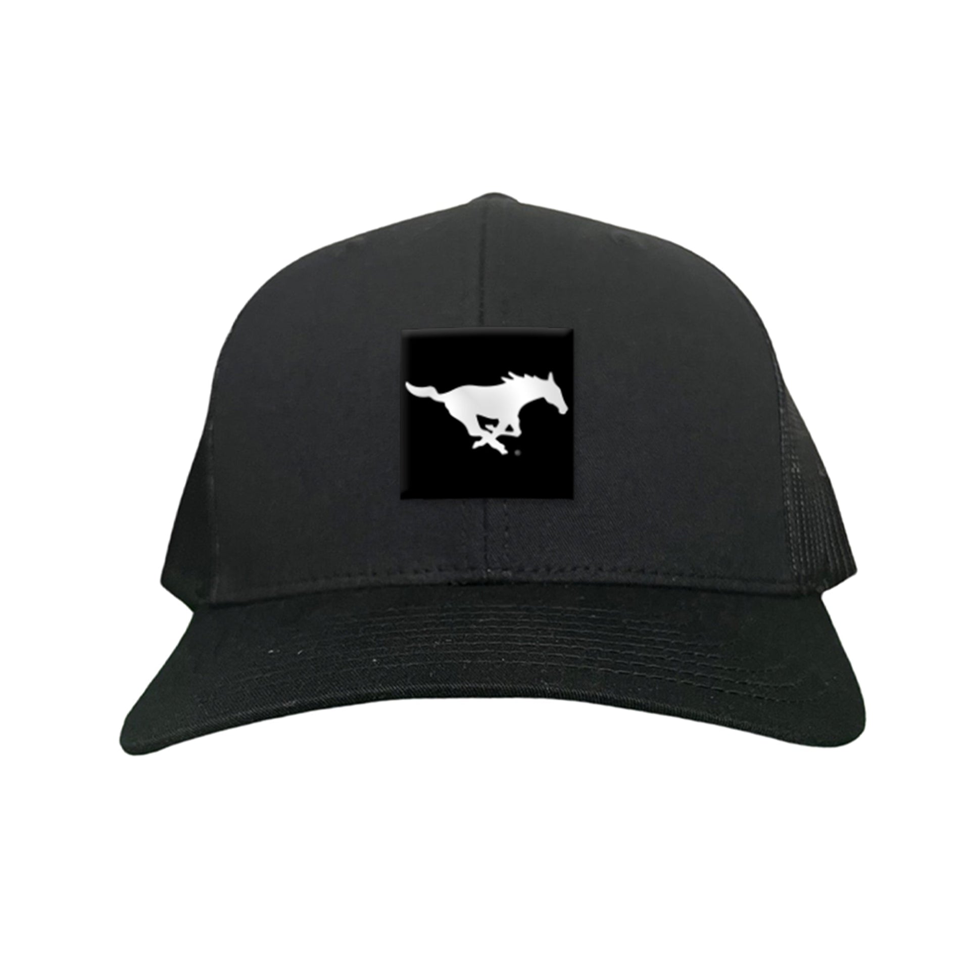 Black Label Pony Logo Hat - Mesh Trucker, Snapback, & Dad Hat