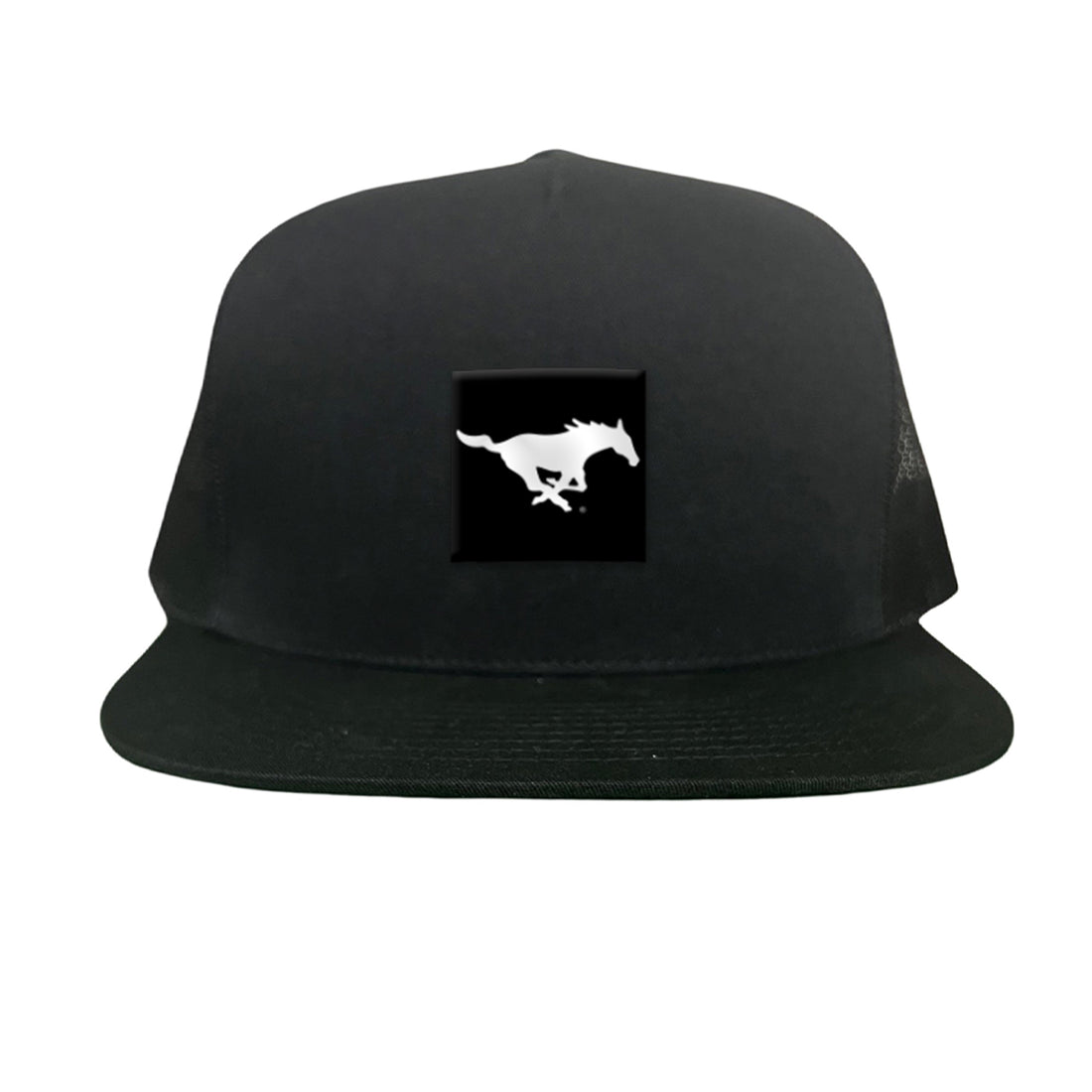 Black Label Pony Logo Hat - Mesh Trucker, Snapback, & Dad Hat