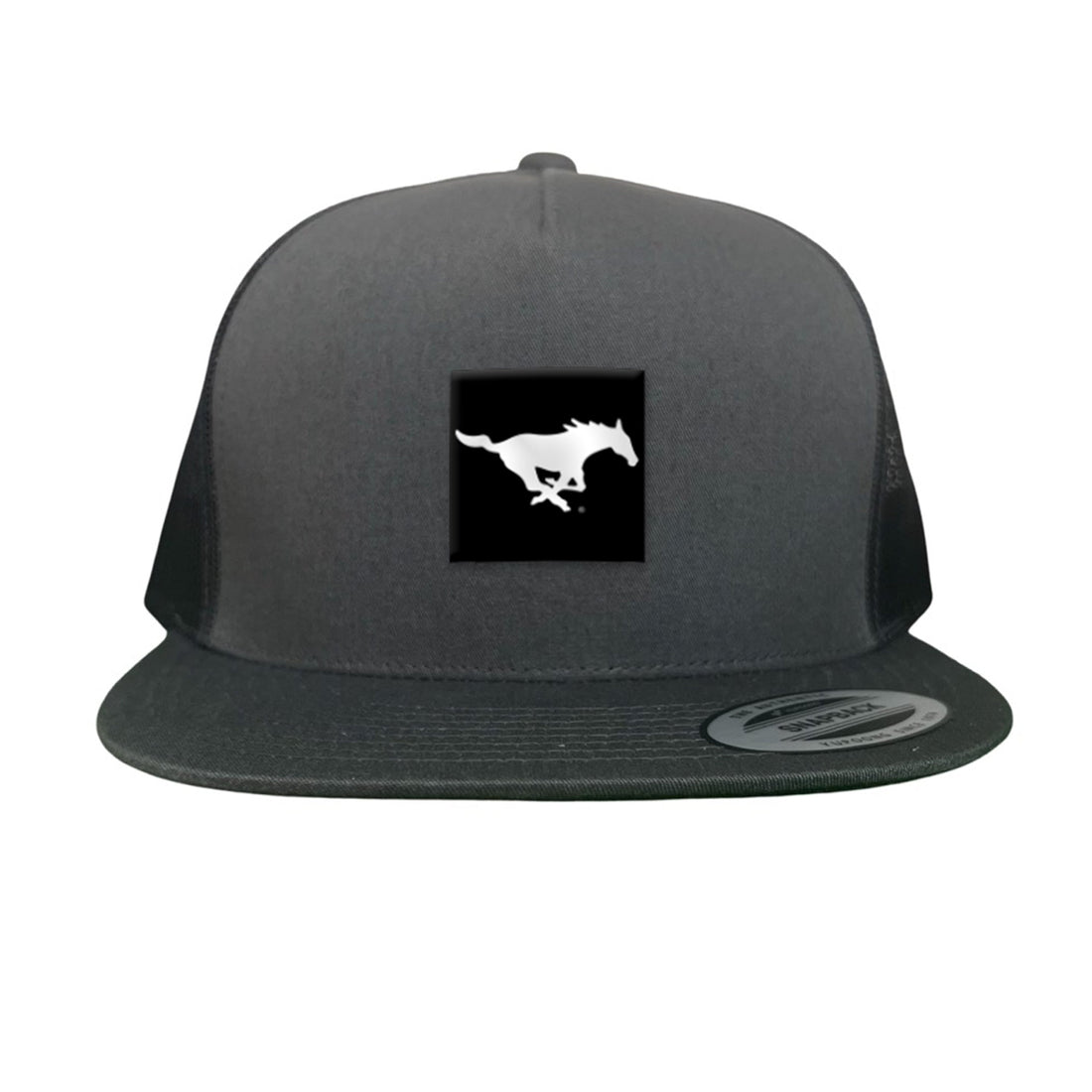 Black Label Pony Logo Hat - Mesh Trucker, Snapback, & Dad Hat