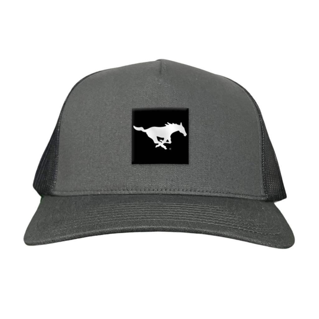 Black Label Pony Logo Hat - Mesh Trucker, Snapback, & Dad Hat