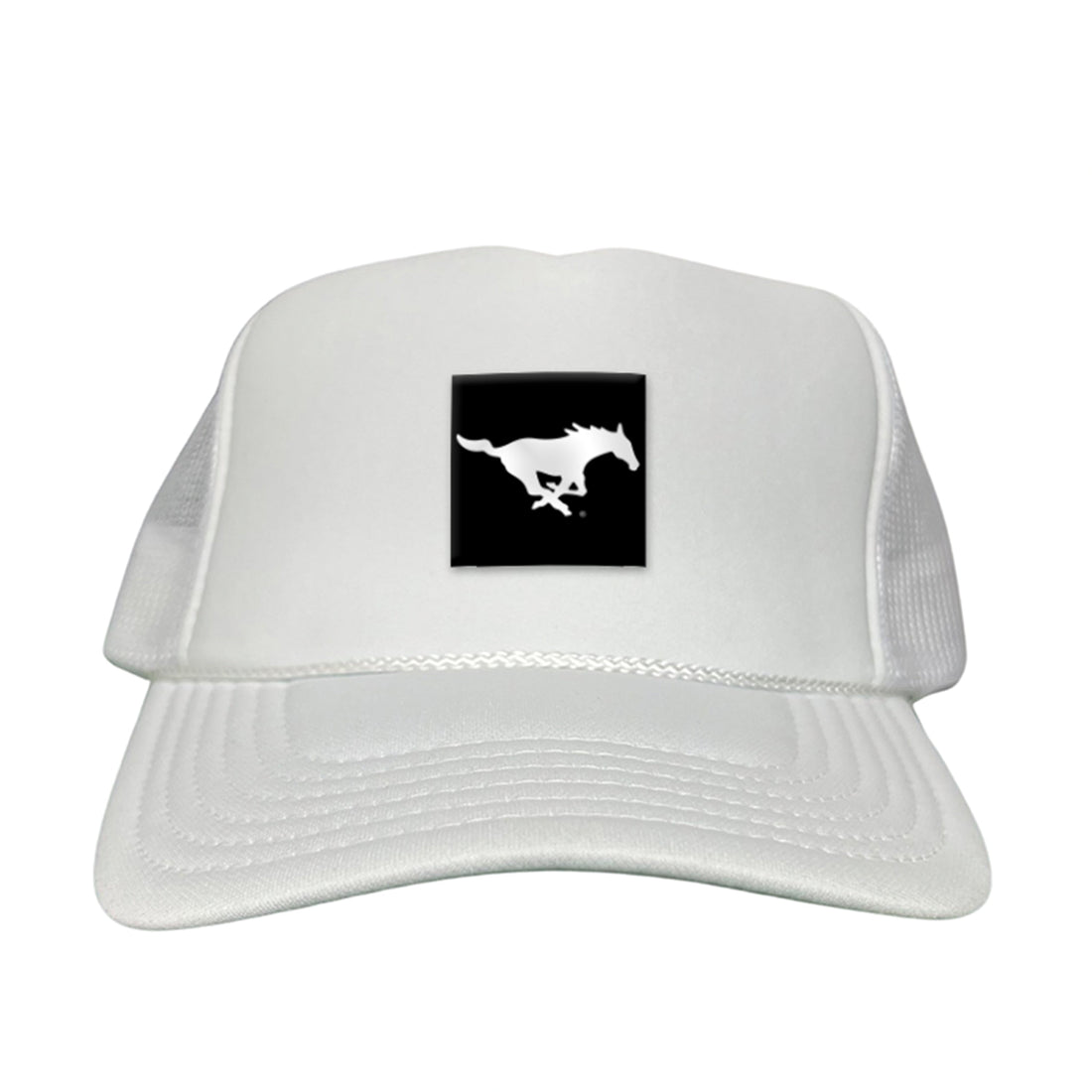 Black Label Pony Logo Hat - Mesh Trucker, Snapback, & Dad Hat