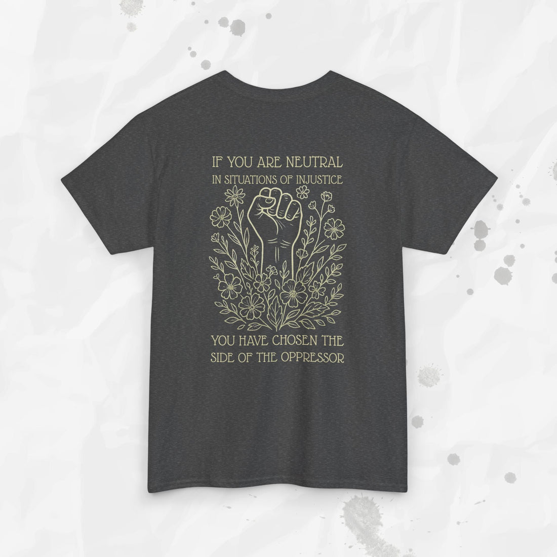 You Have Chosen the Side Graphic T-Shirt in Navy or Coral - Image 9