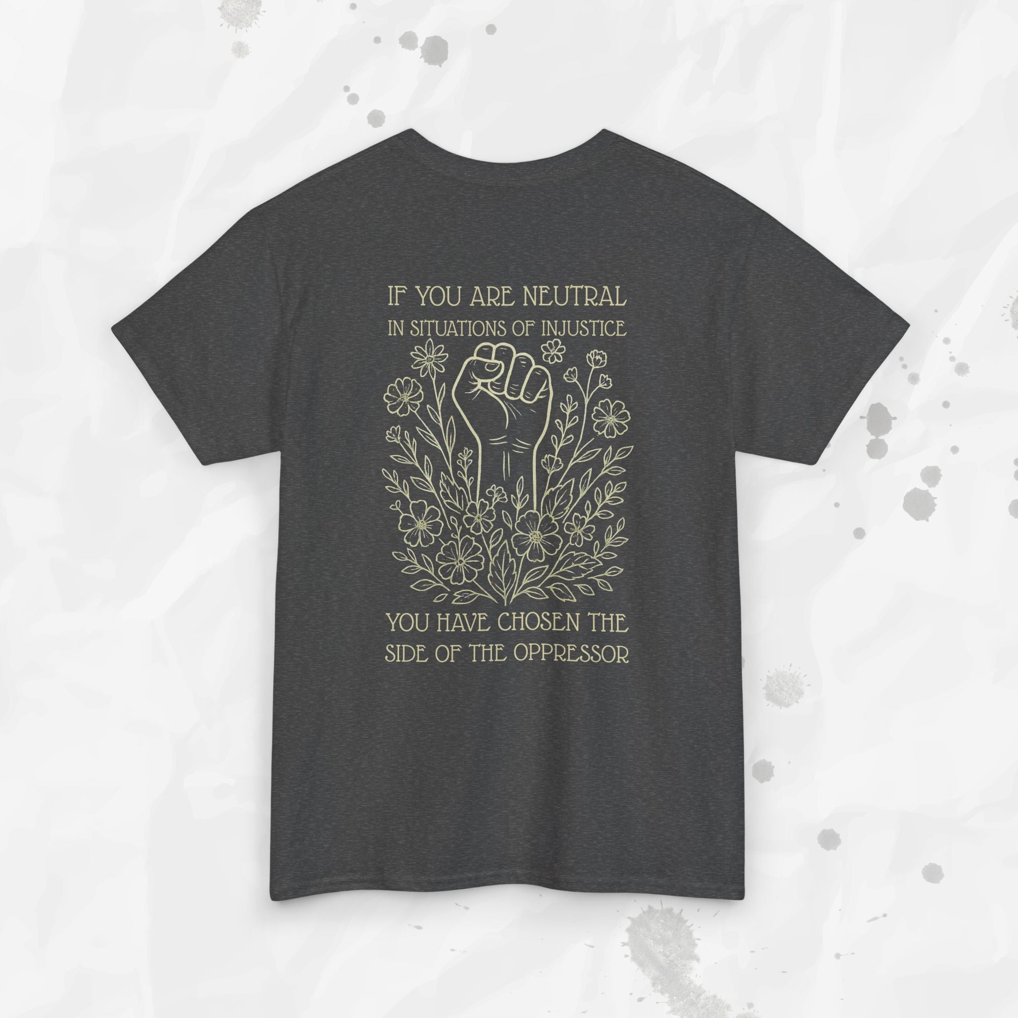 You Have Chosen the Side Graphic T-Shirt in Navy or Coral - Image 9