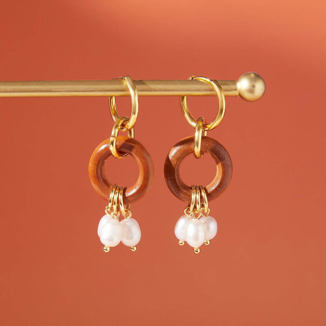 Modern S925 Silver Circle Hoop Earrings 2.6cm