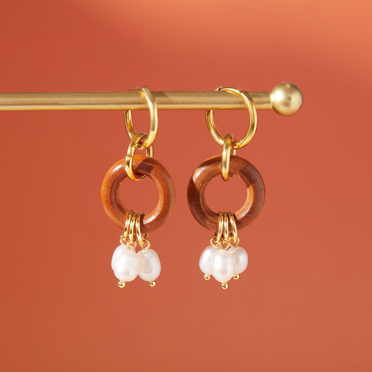 Modern S925 Silver Circle Hoop Earrings 2.6cm
