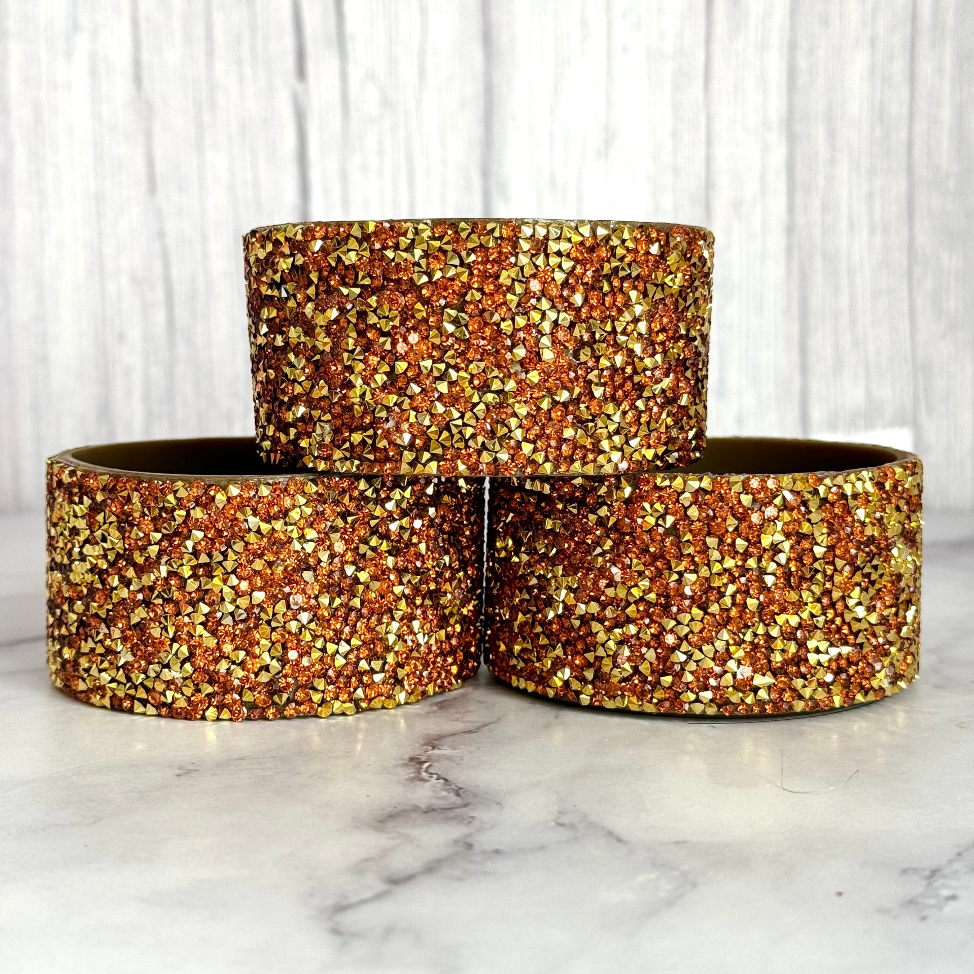 Chocolate Gold Druzy BLING  Boot