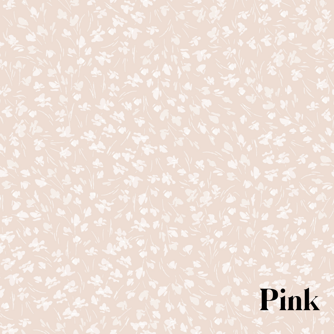Elsie Floral Wallpaper in Pink, Blue, and White