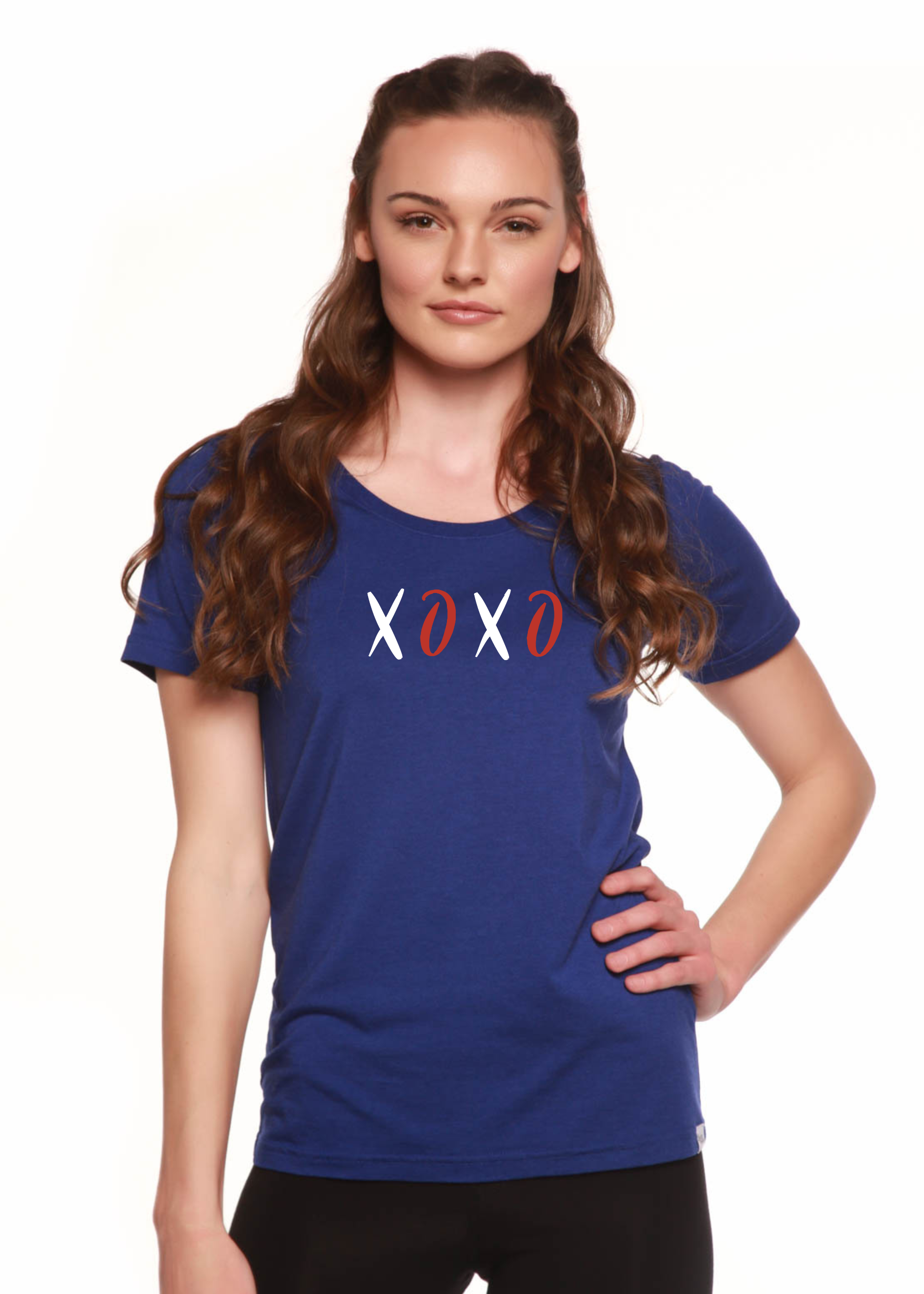 Women's Bamboo Scoop Neck Graphic T-Shirt