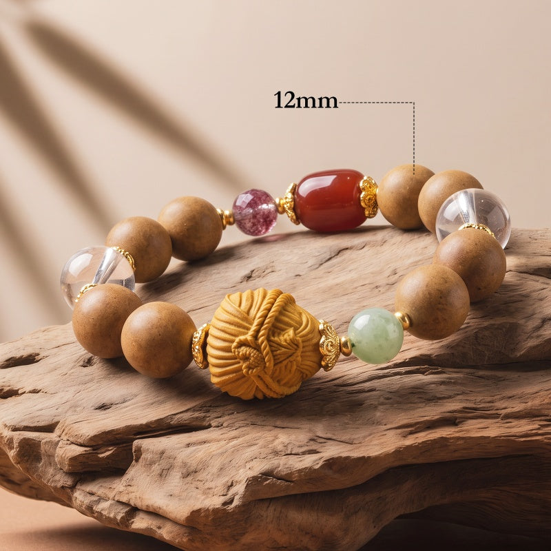 Versatile And Minimalist Chinese Herbal Bracelet