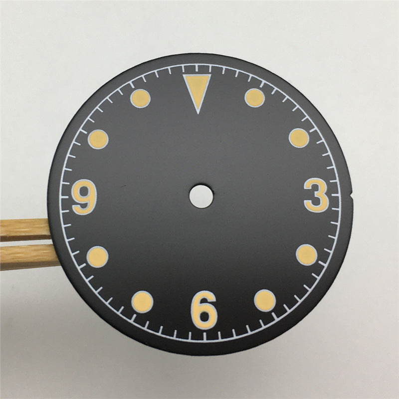 Modified Watch Dial With Luminous Numerals