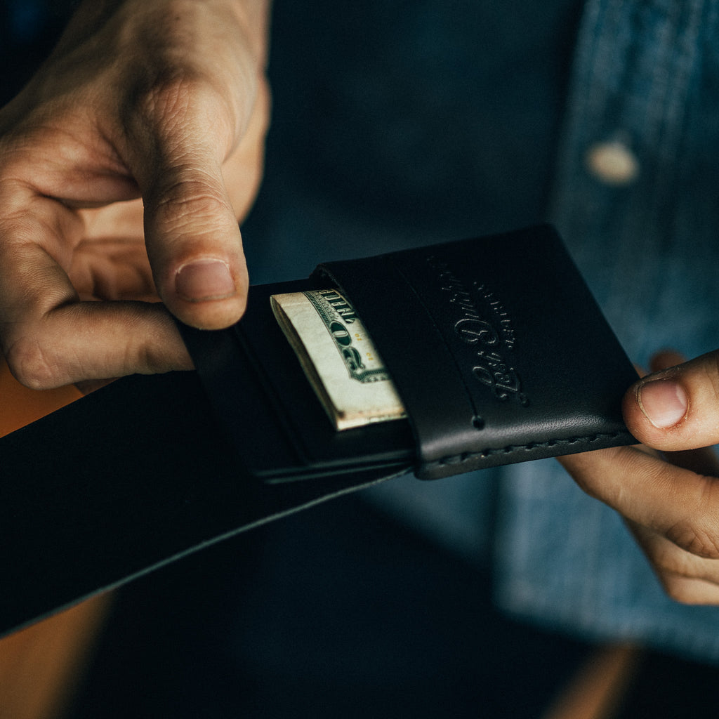 The Thin Finn Leather Card Holder - Super Slim Minimalist Wallet