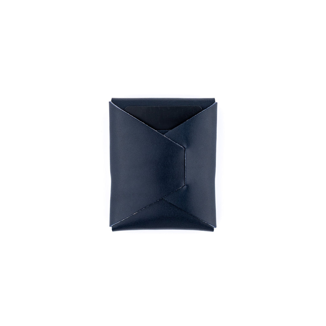 The Franklin Minimalist Full-Grain Leather Wallet in Navy