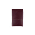The Mini Franklin minimalist burgundy leather wallet