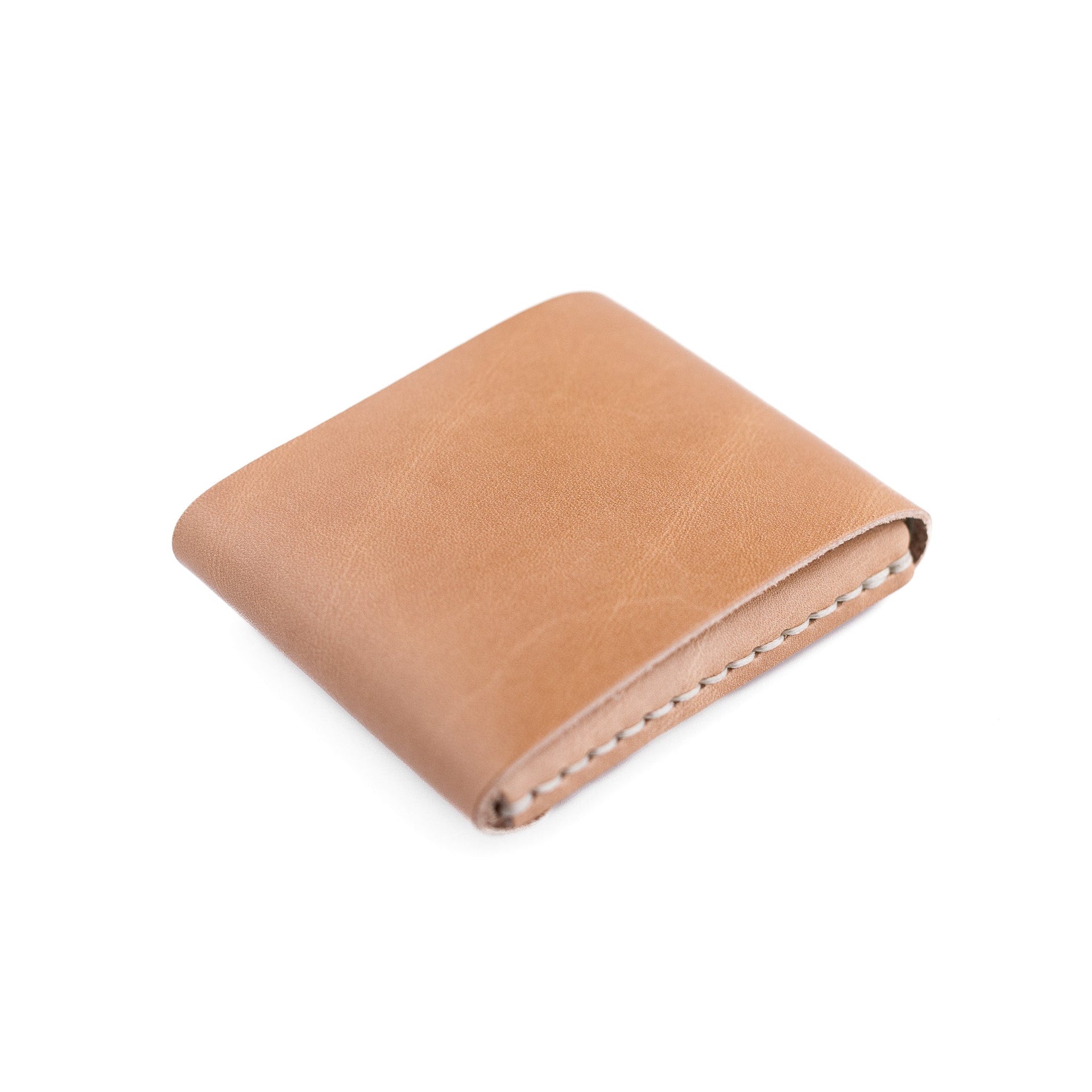 The Cash Finn Minimalist Leather Cash & Card Wallet in Russet