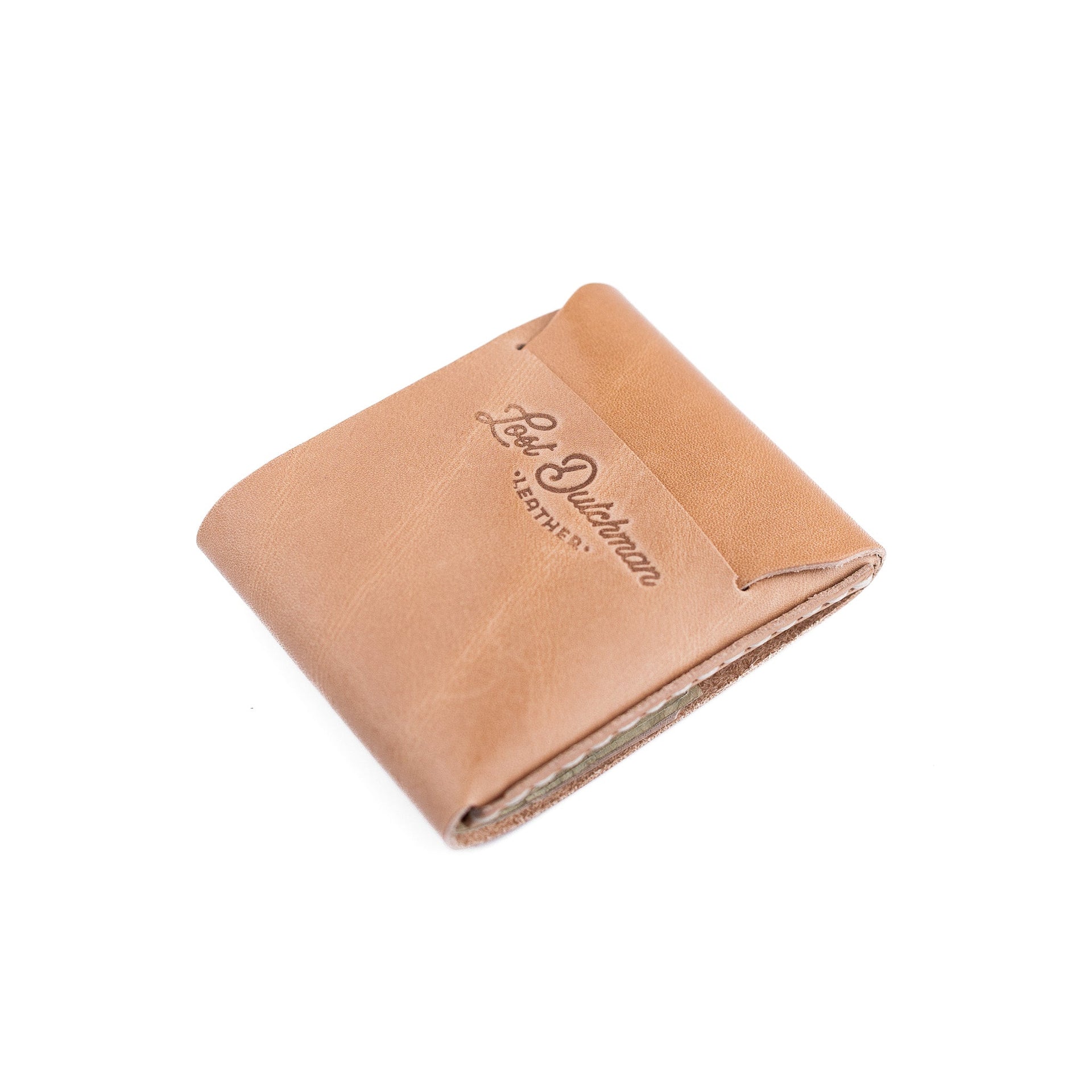 The Cash Finn Minimalist Leather Cash & Card Wallet in Russet