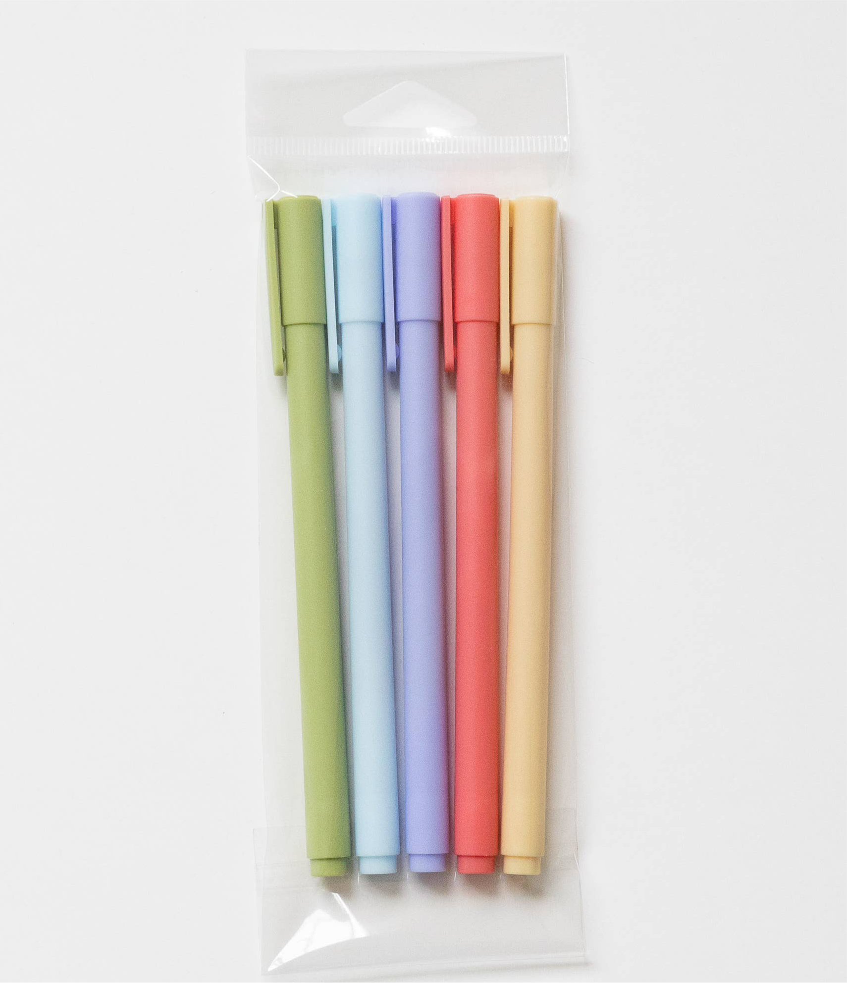 Assorted Colors Gel Pen Set (packaged as set of 5)