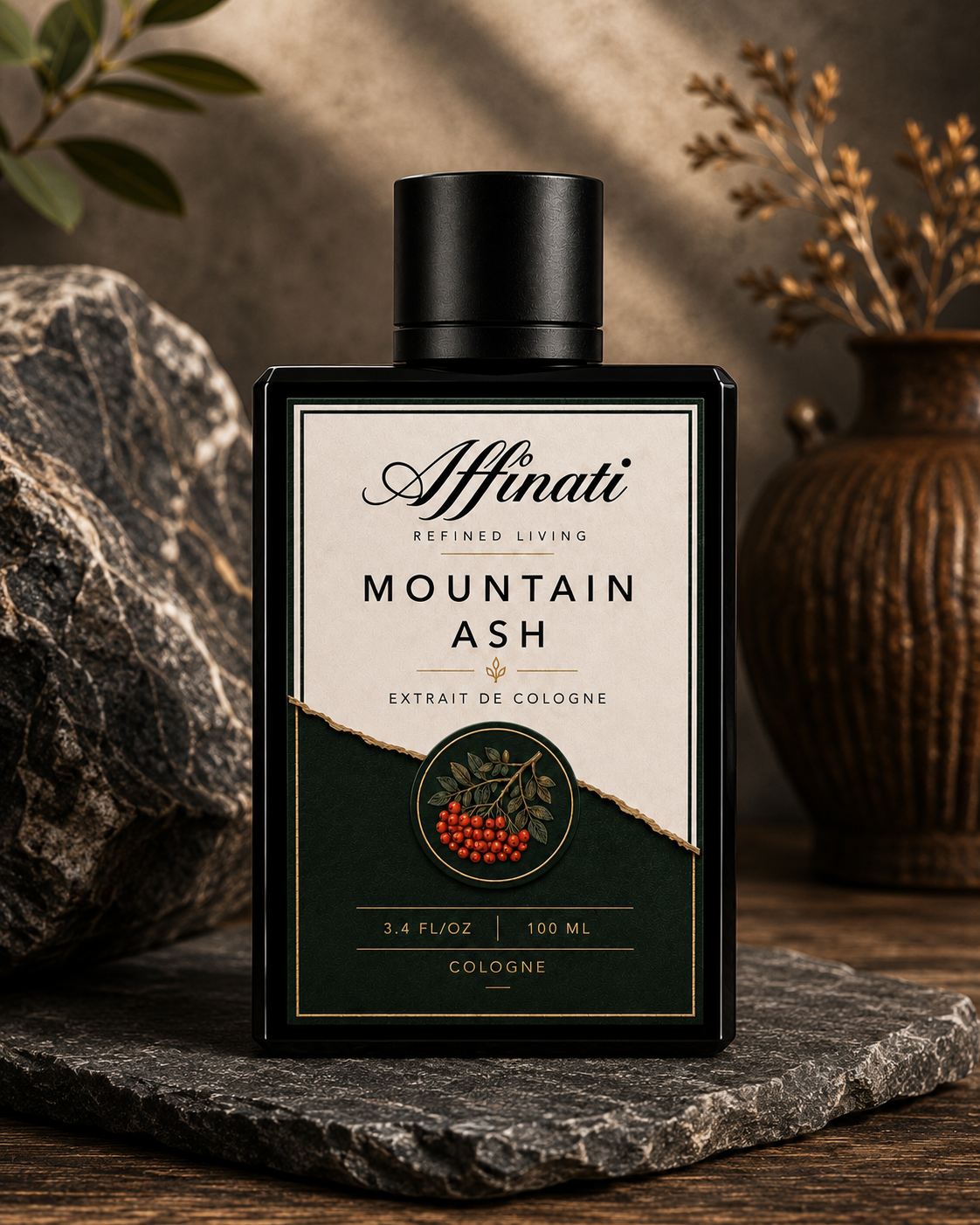 Mountain Ash Extrait de Cologne, Invigorating Nature-Inspired Scent