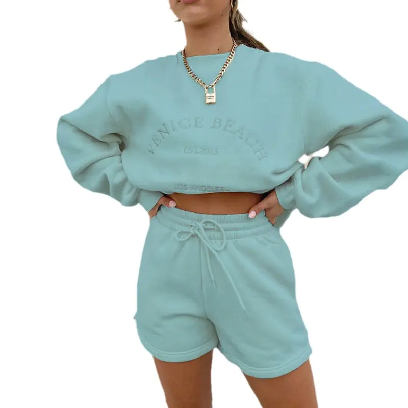 2023 Autumn Winter Women's Casual Hoodie Set
