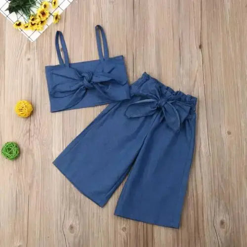 Denim Women's Shirt Set (Shirt Outfit)