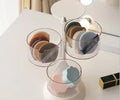 Makeup Sponge Holder with Dustproof Rotating Rack (1 Piece)