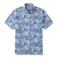 Men's short sleeve Hawaiian shirt with a detailed pirate adventure map print