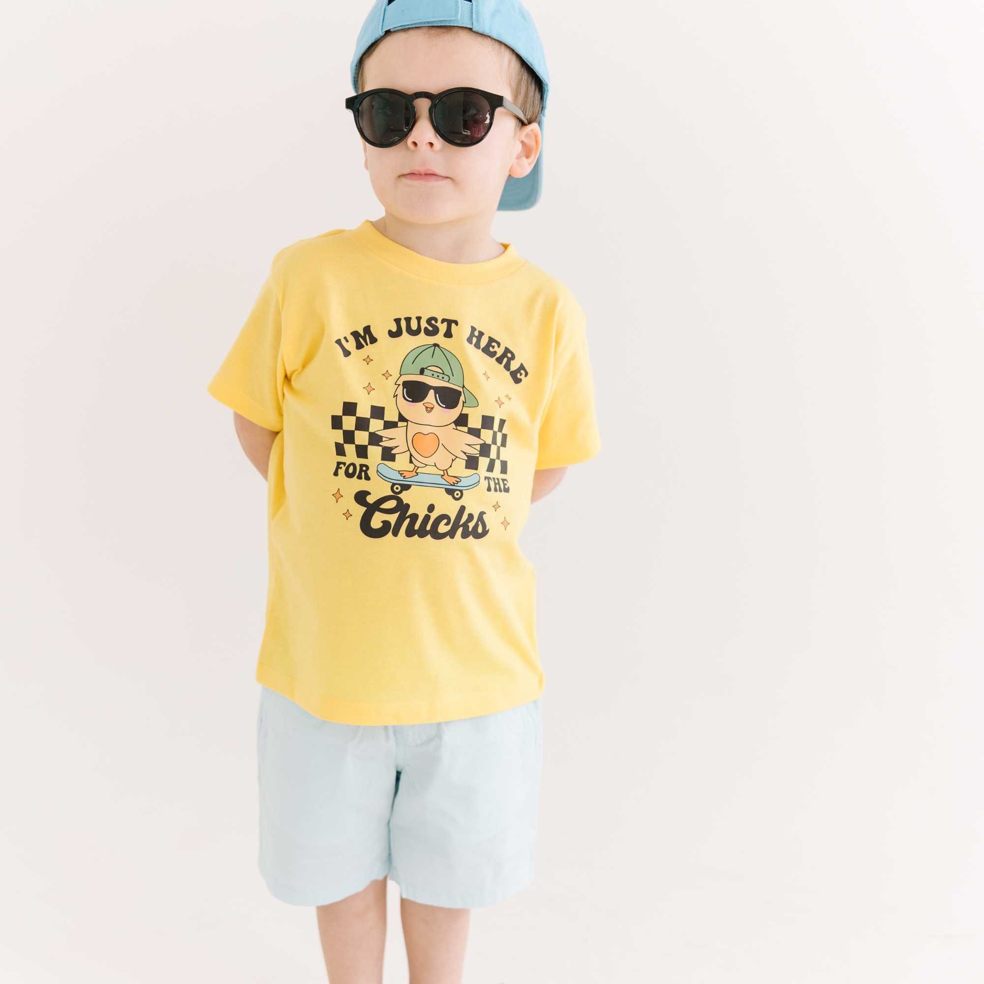 Just Here for the Chicks Easter Shirt