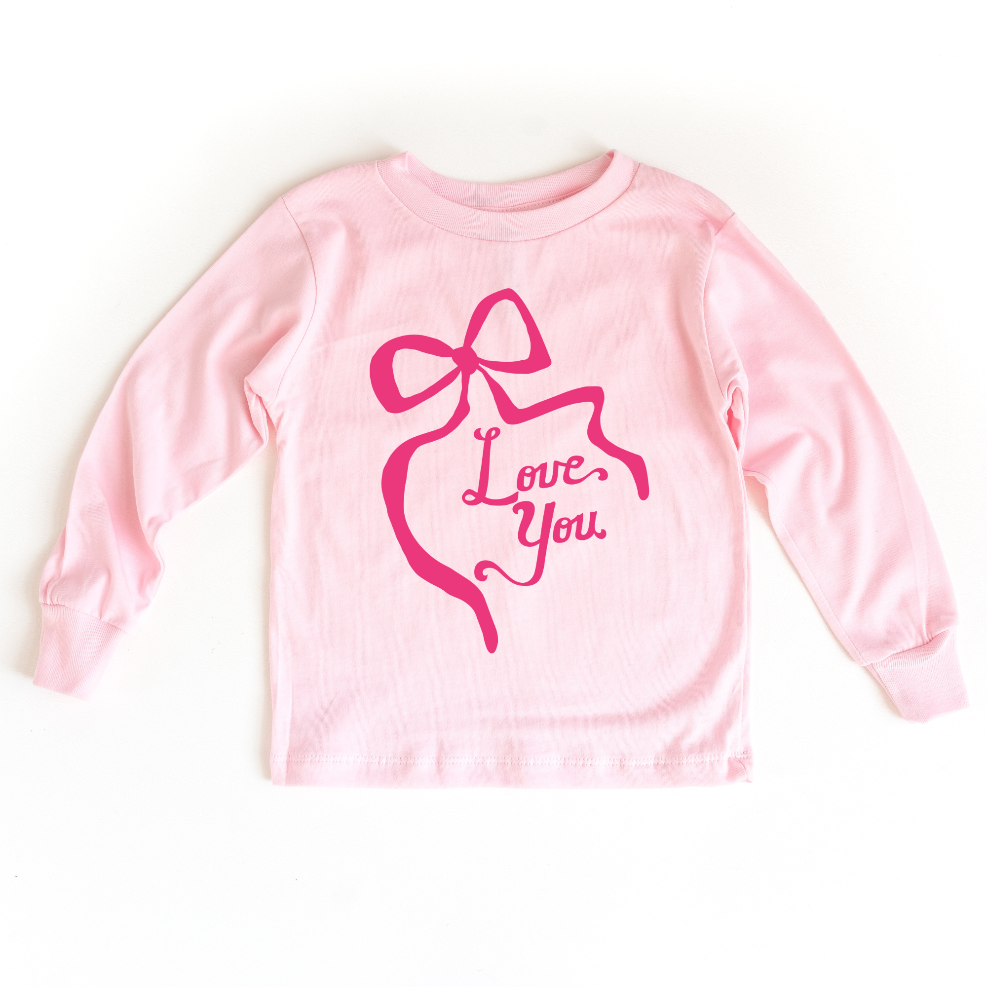 Love You Pink Coquette Bow