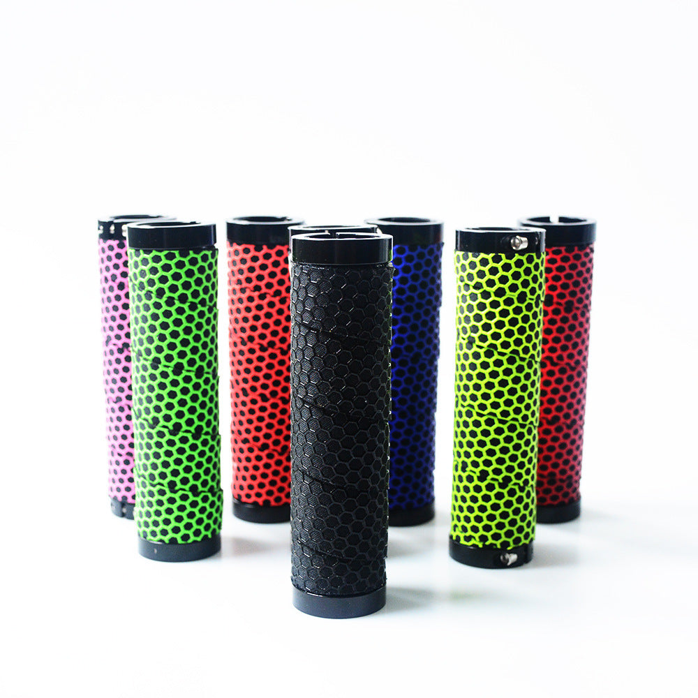 Anti-Skid Bicycle Handlebar Grips, Double Lock-On Comfort Grips