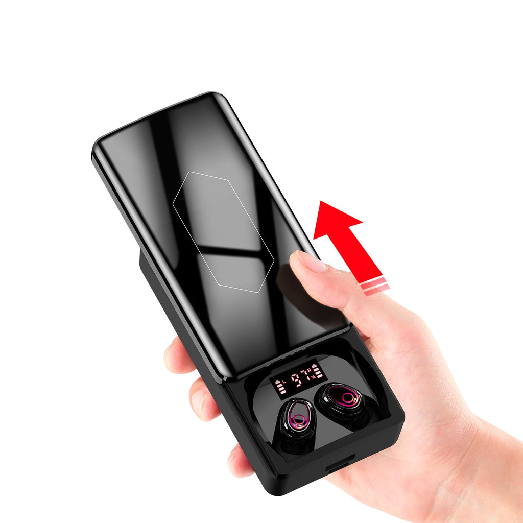 Wireless Bluetooth 5.1 Earbuds with Charging Case & LED Display