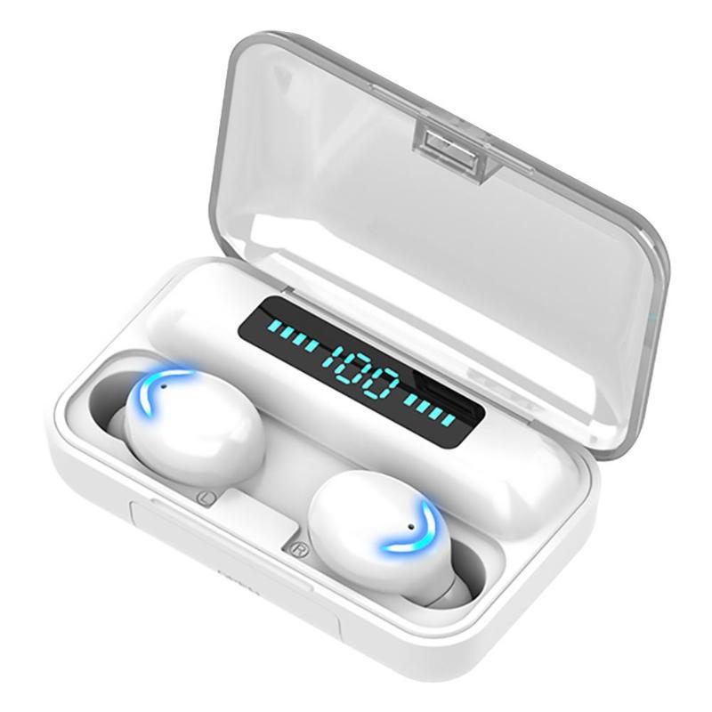 Bluetooth 5.0 Wireless Earbuds with 2200mAh Charging Case