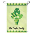 St. Patricks Day Personalized Custom Garden Flag H127