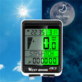 Waterproof Cycling Odometer & Smart Speedometer with LCD Backlight