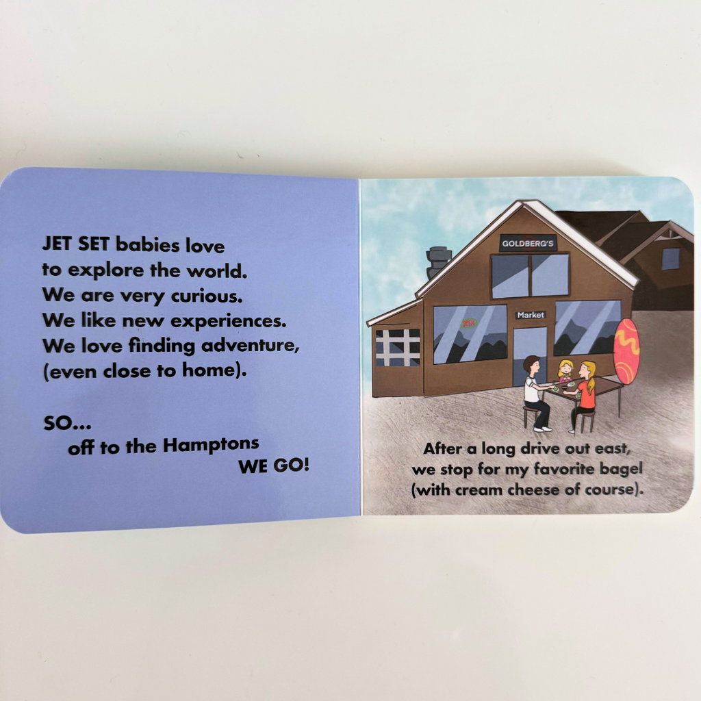 Hamptons Jet Set Baby Book