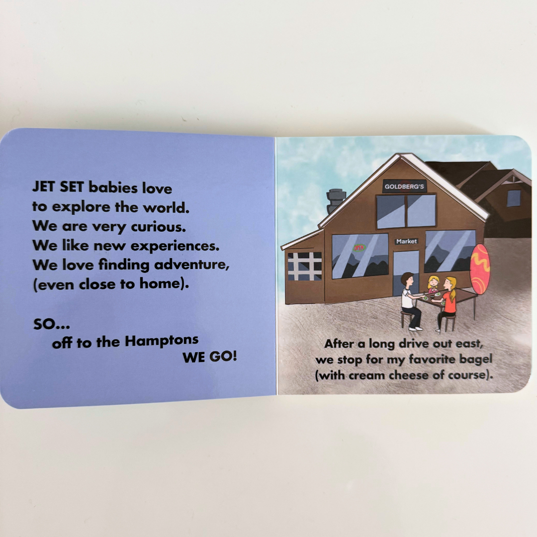 Hamptons Jet Set Baby Book
