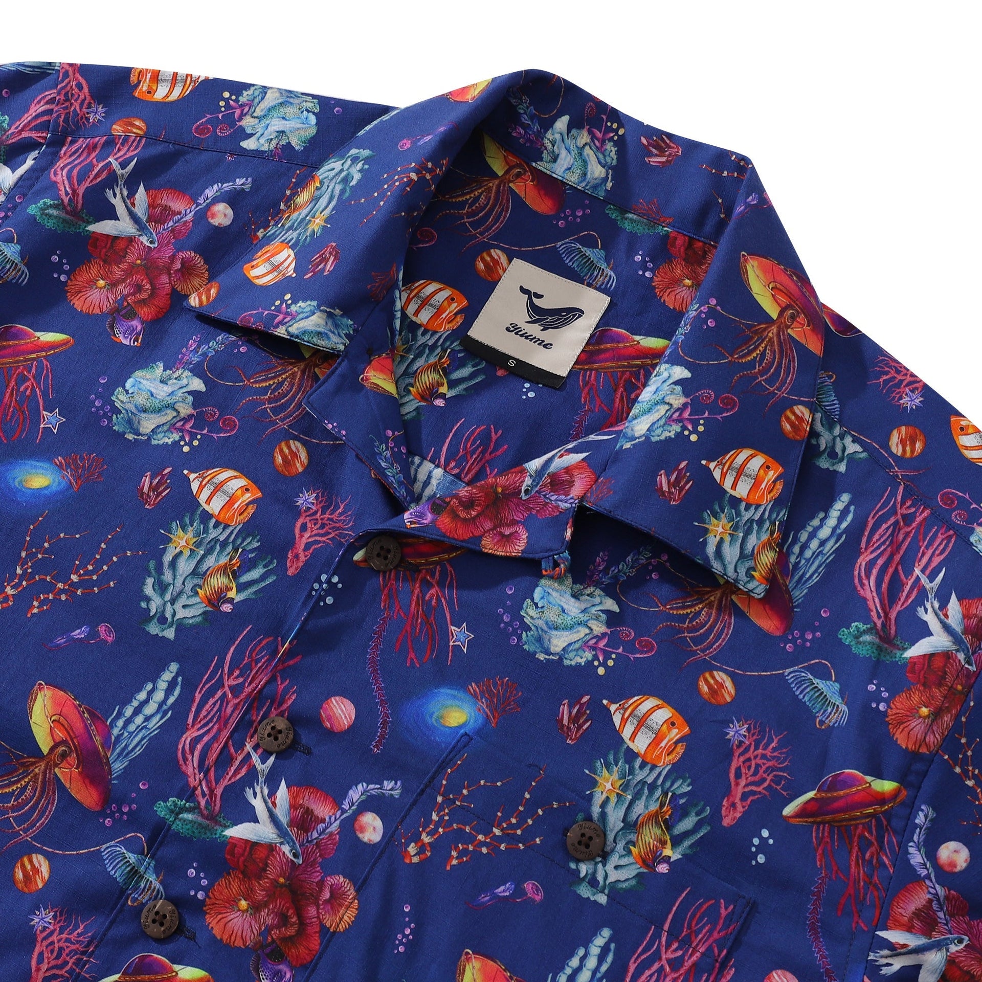 Men's Sea Trek Camp Collar Hawaiian Shirt in Cotton