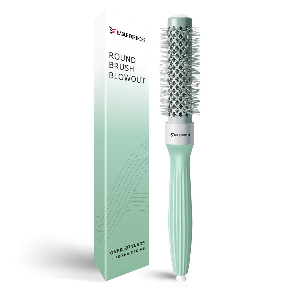 0.98in Eagle Fortress professional round hair brush for salon-quality styling