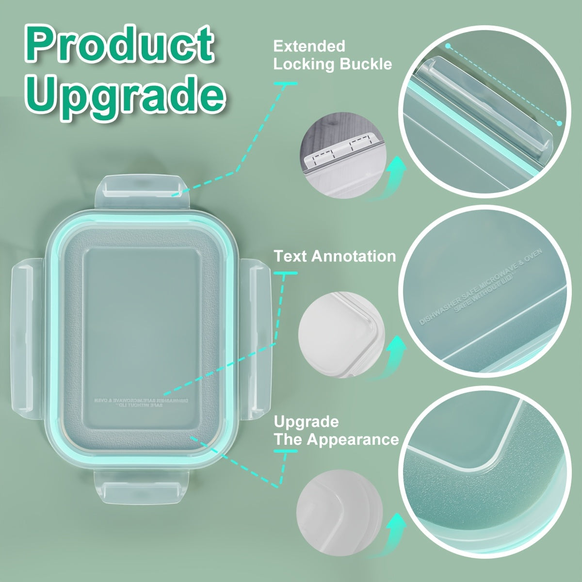 16-Piece Glass Food Storage Set with Airtight Lids for Kitchen