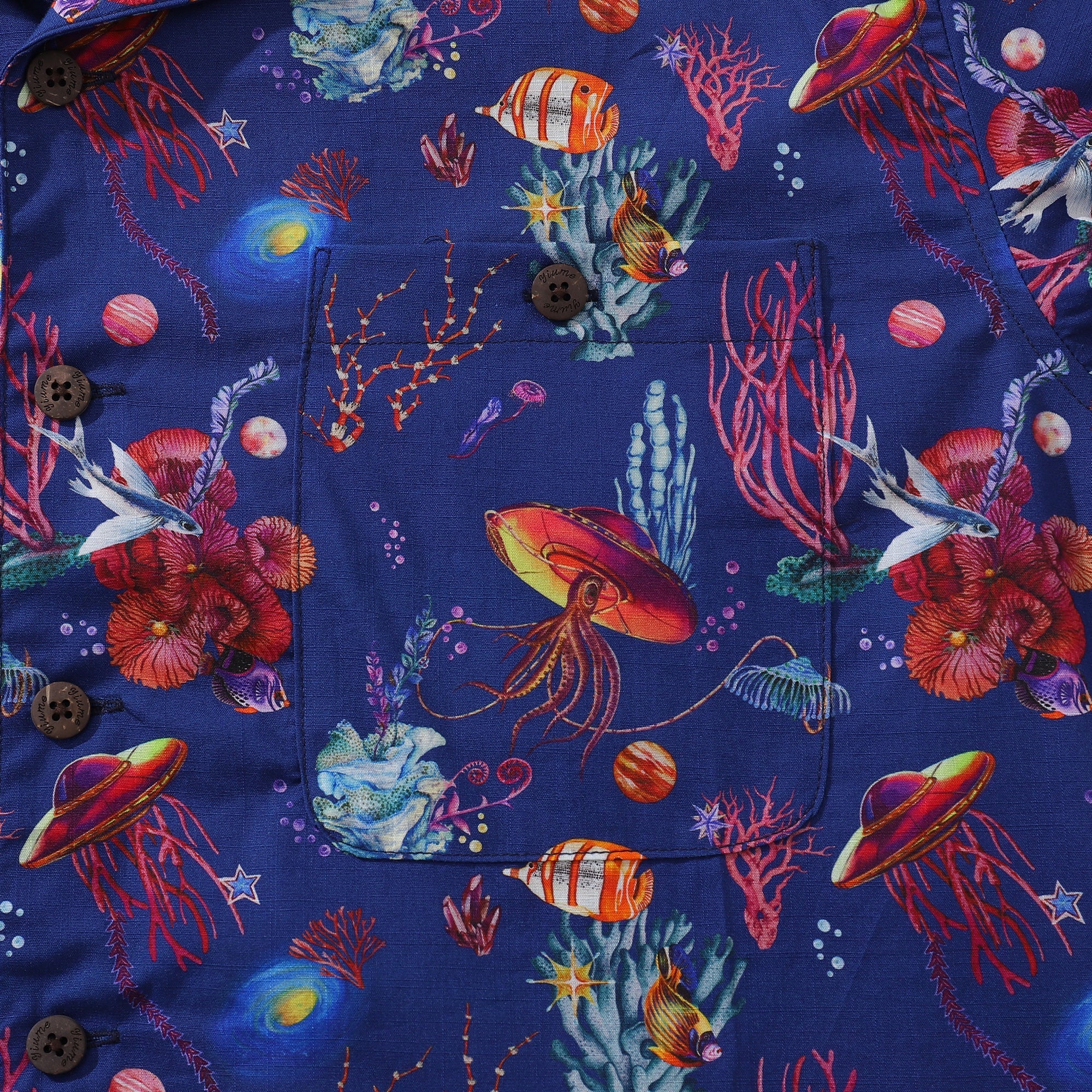 Men's Sea Trek Camp Collar Hawaiian Shirt in Cotton